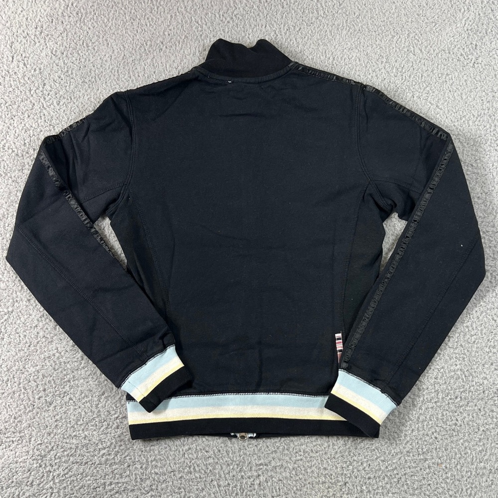 Triple Five Soul Jacket Women's Small Black Zip Mock Neck Streetwear VTG NWT - Picture 2 of 9